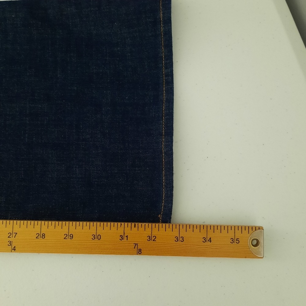 J. Crew High Rise Dark Indigo Wash Skinny Flare Jeans size 32 - Picture 14 of 16